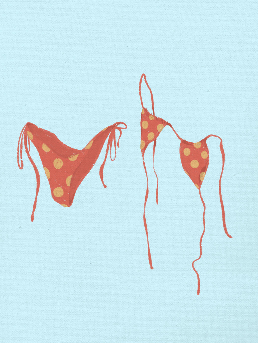 Bikini Print 8x10